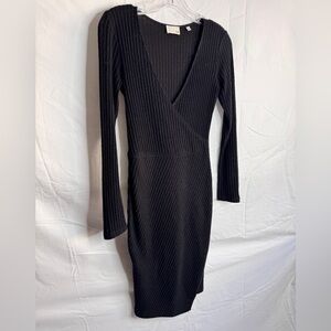 Wilfred Black Long Sleeve Dress